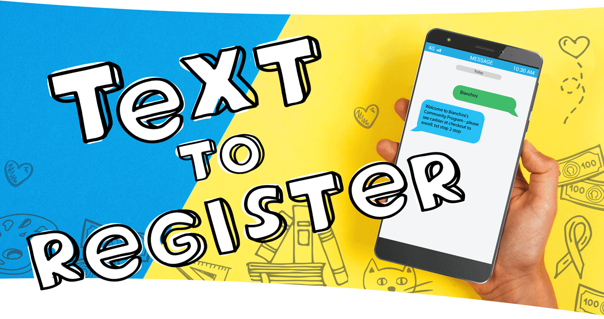 Text to register